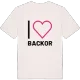 Jag älskar Backor t-shirt stort tryck