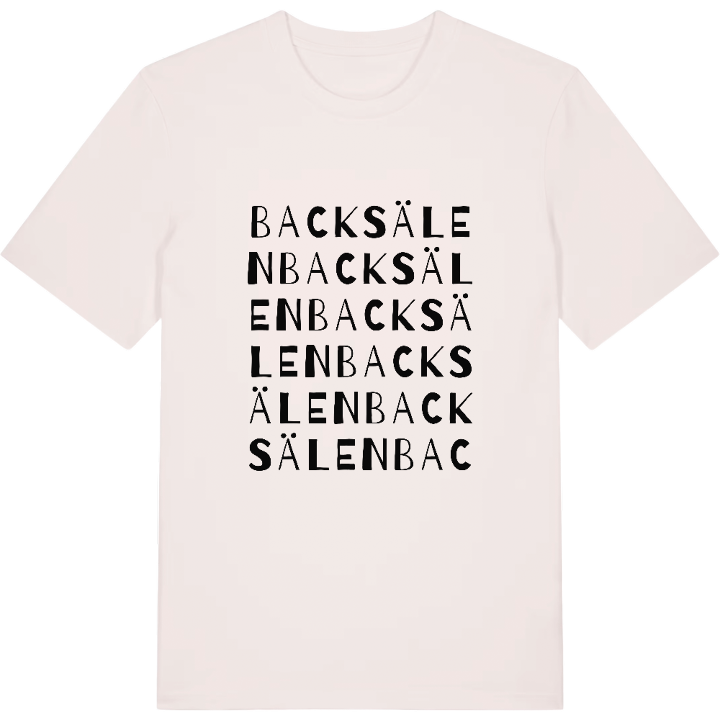 Backsälen ordlek t-shirt – t-shirt från PinShirt