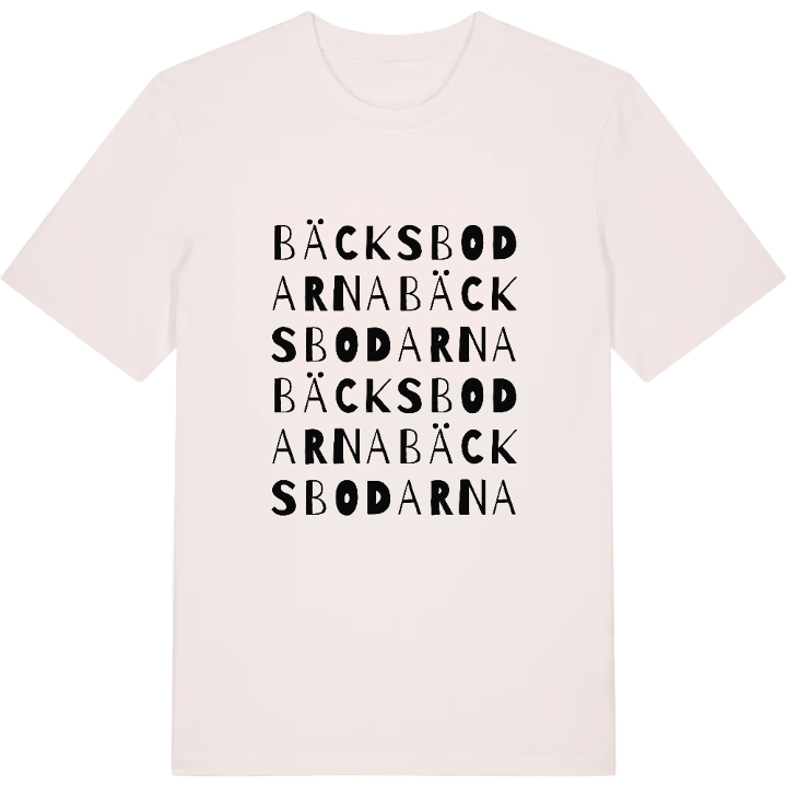 Bäcksbodarna ordlek t-shirt – t-shirt från PinShirt