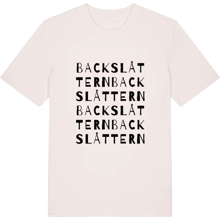 Backslåttern ordlek t-shirt – t-shirt från PinShirt