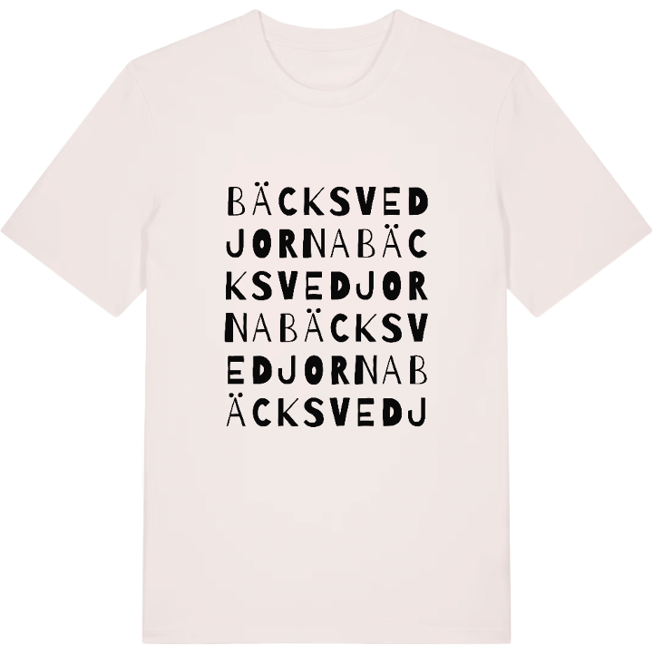 Bäcksvedjorna ordlek t-shirt – t-shirt från PinShirt