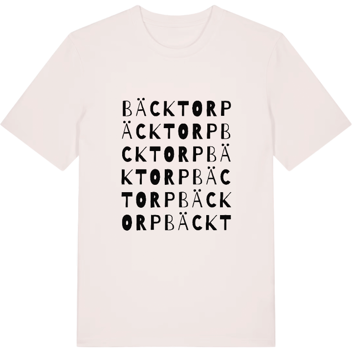 Bäcktorp ordlek t-shirt – t-shirt från PinShirt