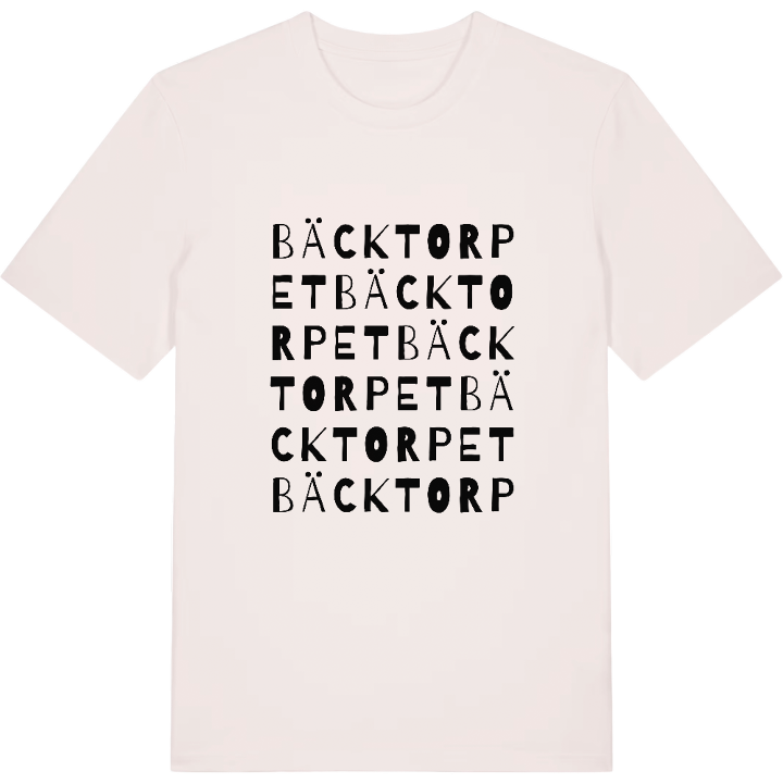 Bäcktorpet ordlek t-shirt – t-shirt från PinShirt