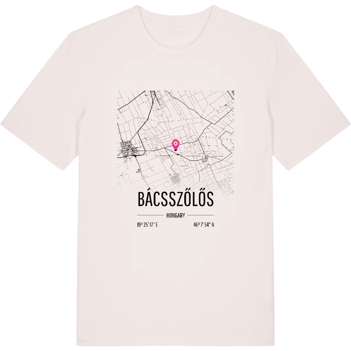 Bácsszőlős karta t-shirt – t-shirt från PinShirt