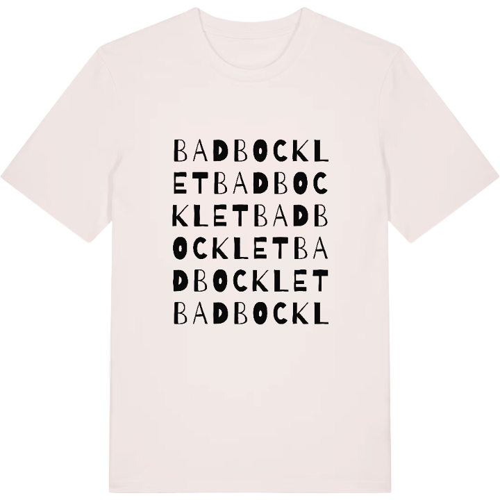 Bad Bocklet ordlek t-shirt – t-shirt från PinShirt