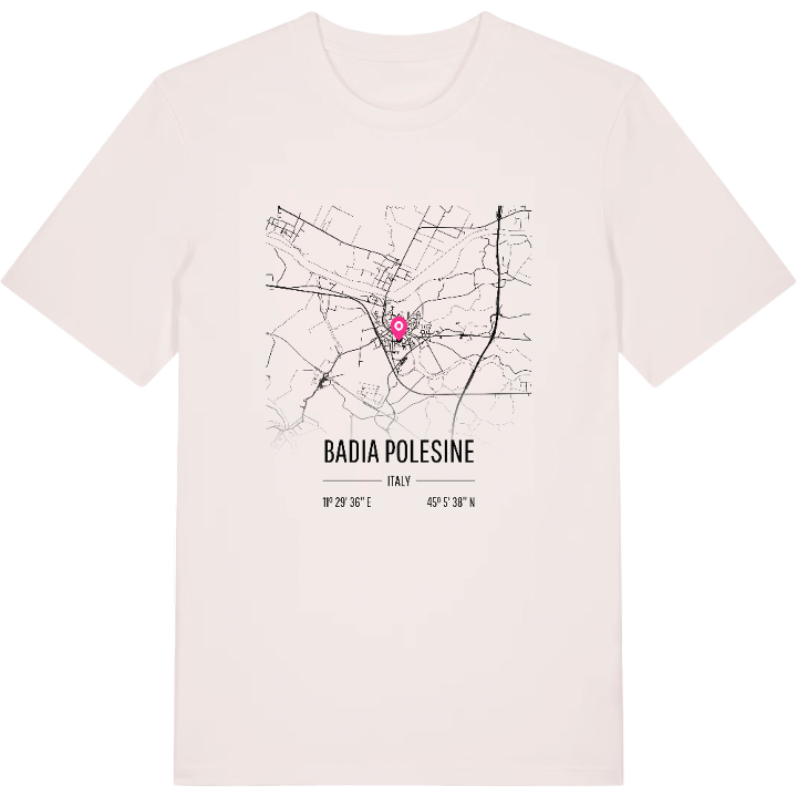 Badia Polesine karta t-shirt – t-shirt från PinShirt