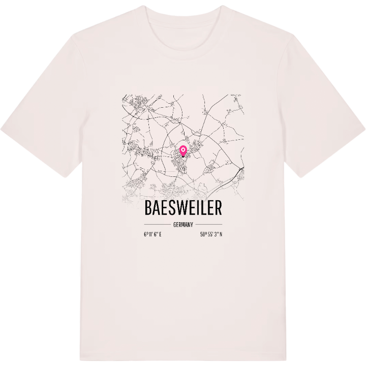 Baesweiler karta t-shirt – t-shirt från PinShirt