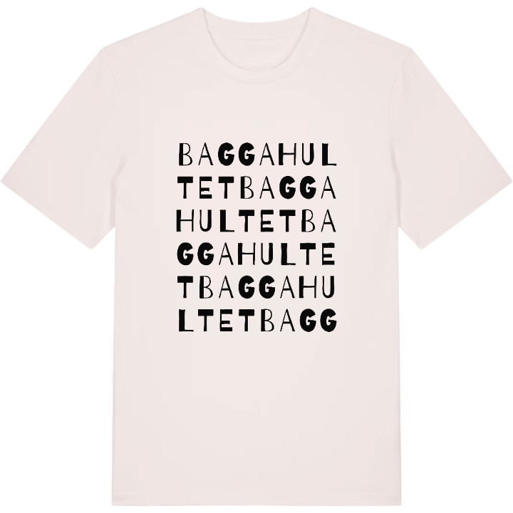 Baggahultet ordlek t-shirt – t-shirt från PinShirt