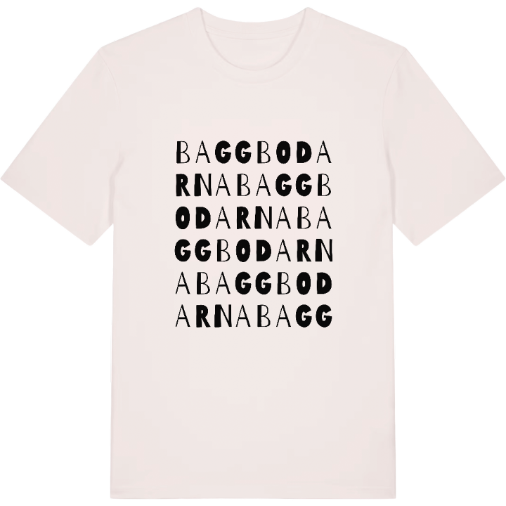 Baggbodarna ordlek t-shirt – t-shirt från PinShirt