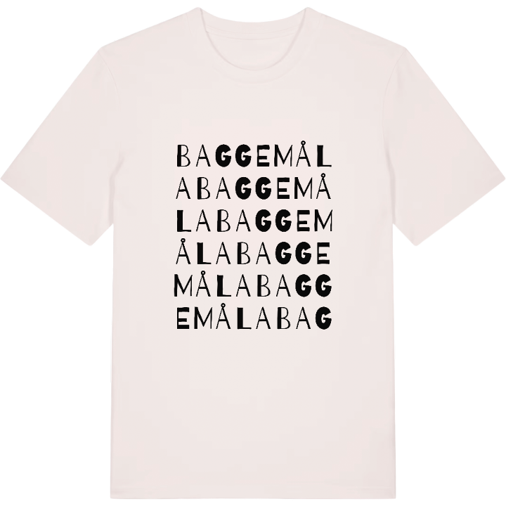 Baggemåla ordlek t-shirt – t-shirt från PinShirt