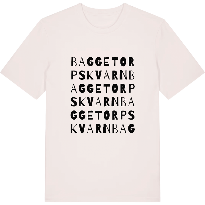 Baggetorpskvarn ordlek t-shirt – t-shirt från PinShirt