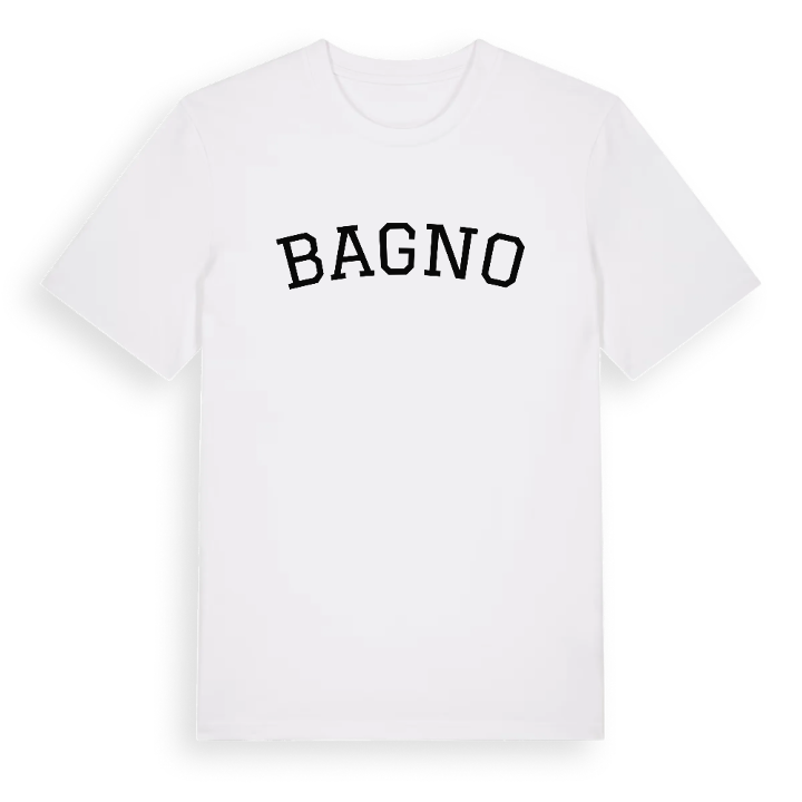 Bagno böjd t-shirt – t-shirt från PinShirt