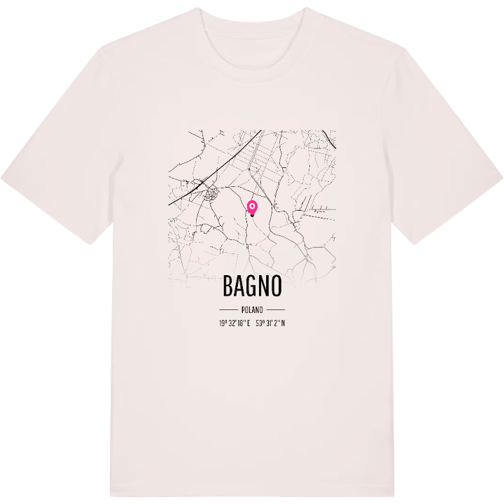 Bagno karta t-shirt – t-shirt från PinShirt
