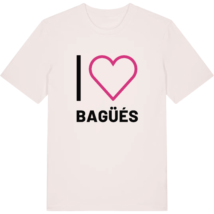 Jag älskar Bagüés t-shirt stort tryck – t-shirt från PinShirt