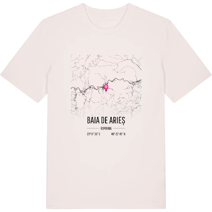 Baia de Arieș karta t-shirt – t-shirt från PinShirt