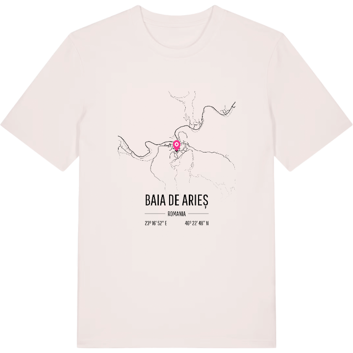 Baia de Arieș karta t-shirt – t-shirt från PinShirt