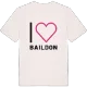 Jag älskar Baildon t-shirt stort tryck