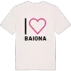 Jag älskar Baiona t-shirt stort tryck