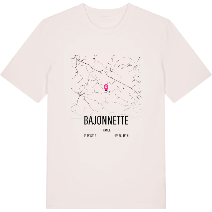 Bajonnette karta t-shirt – t-shirt från PinShirt