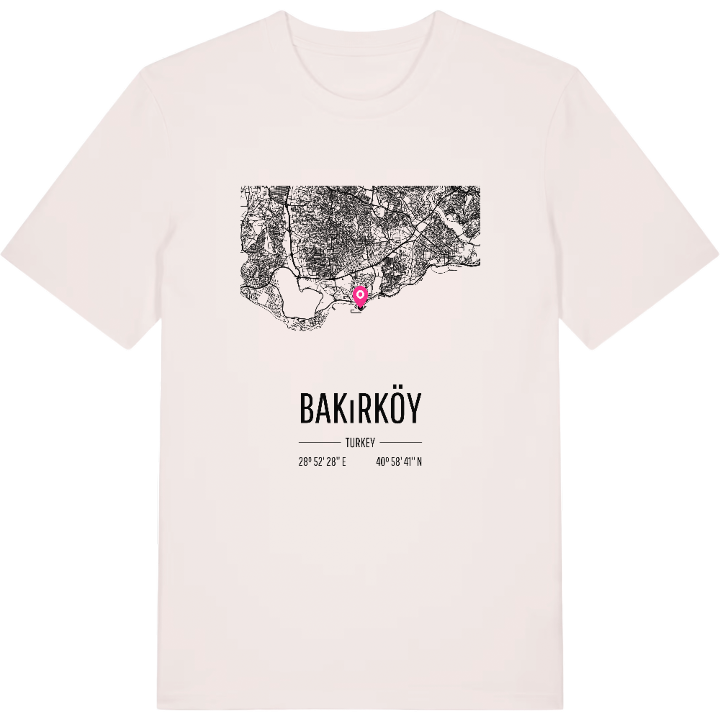 Bakırköy karta t-shirt – t-shirt från PinShirt