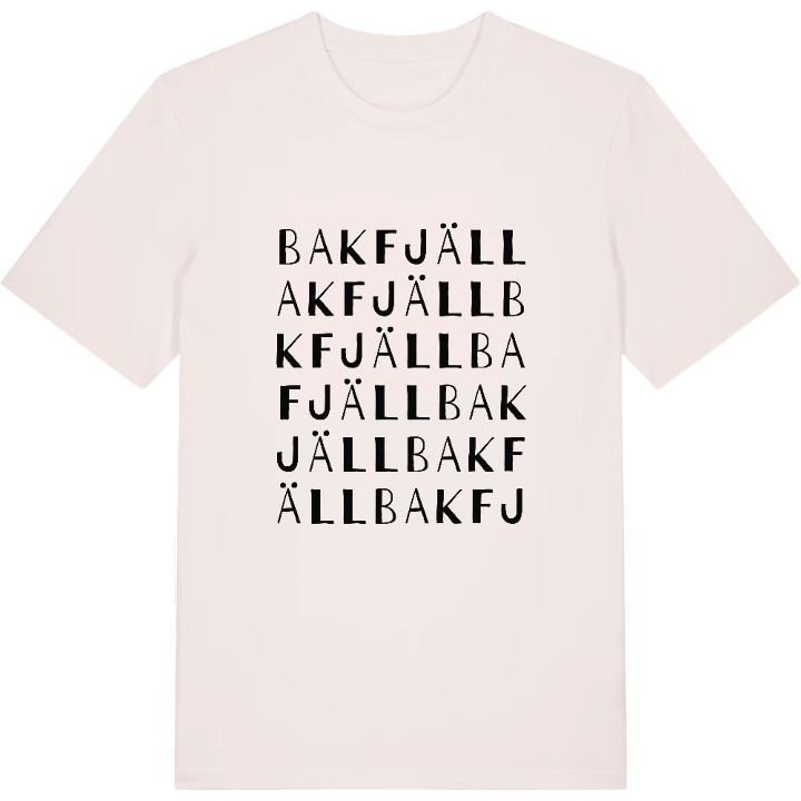 Bakfjäll ordlek t-shirt – t-shirt från PinShirt