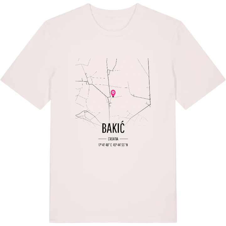 Bakić karta t-shirt – t-shirt från PinShirt