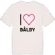 Jag älskar Bålby t-shirt stort tryck