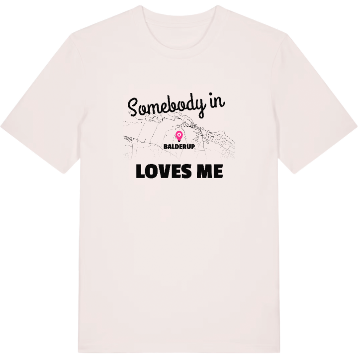 Någon i Balderup älskar mig t-shirt – t-shirt från PinShirt