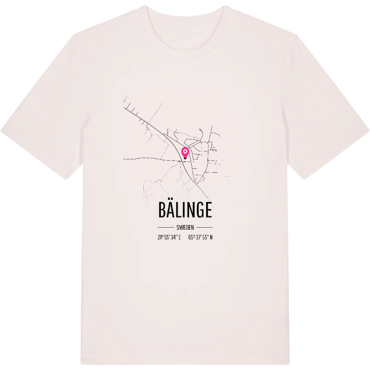 Bälinge karta t-shirt – t-shirt från PinShirt