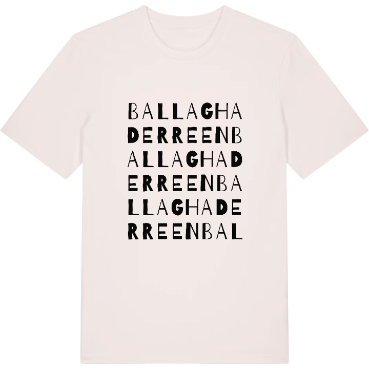 Ballaghaderreen ordlek t-shirt – t-shirt från PinShirt