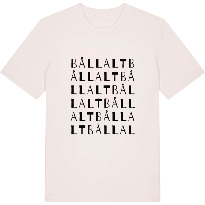 Bållalt ordlek t-shirt – t-shirt från PinShirt