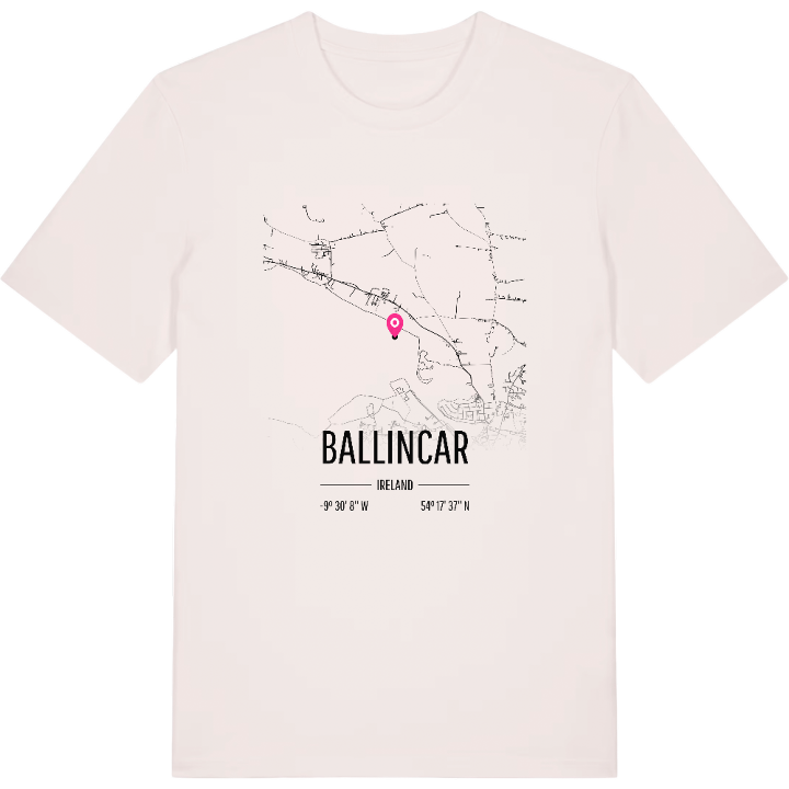 Ballincar karta t-shirt – t-shirt från PinShirt