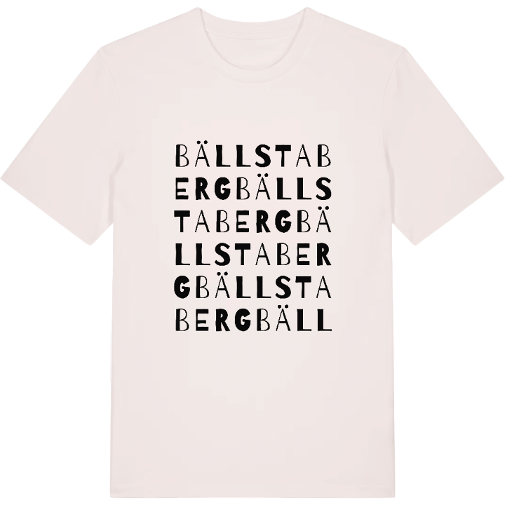 Bällstaberg ordlek t-shirt – t-shirt från PinShirt