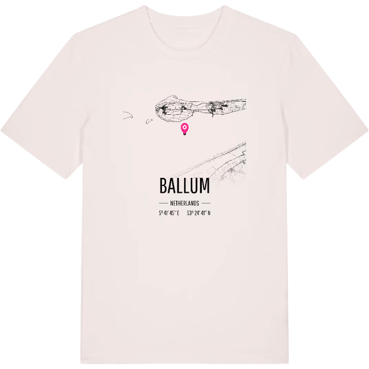 Ballum karta t-shirt – t-shirt från PinShirt