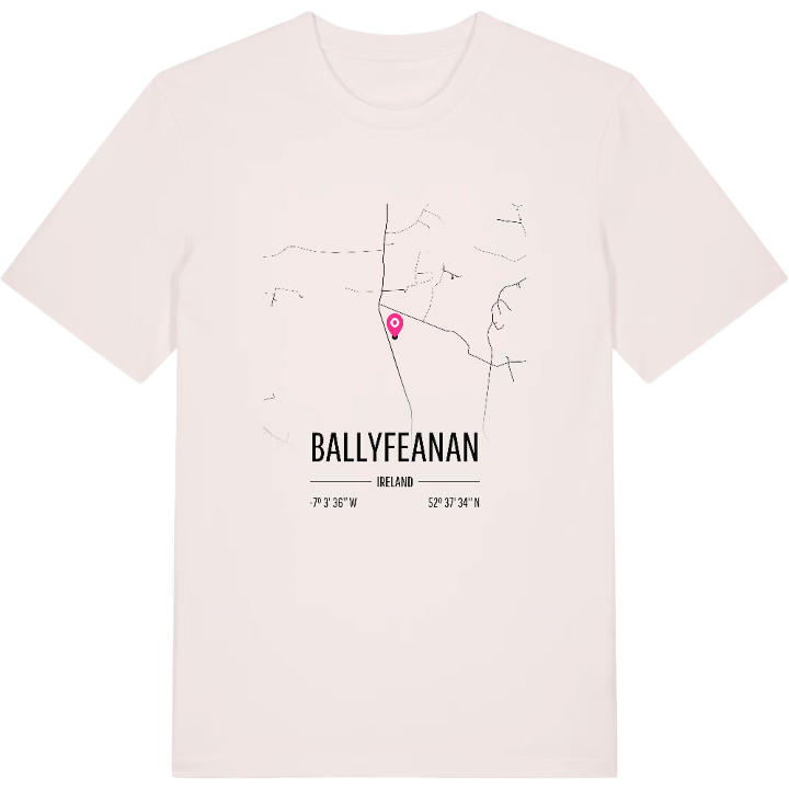Ballyfeanan karta t-shirt – t-shirt från PinShirt