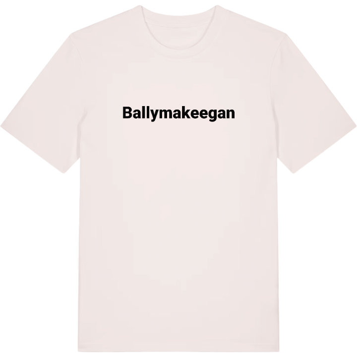 Ballymakeegan fetstil t-shirt – t-shirt från PinShirt