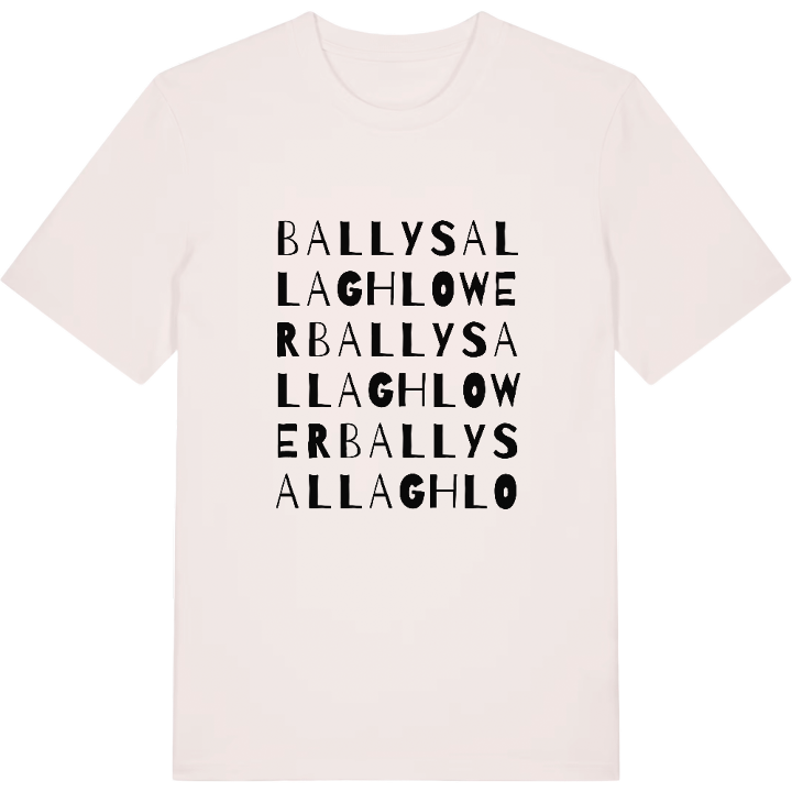 Ballysallagh Lower ordlek t-shirt – t-shirt från PinShirt
