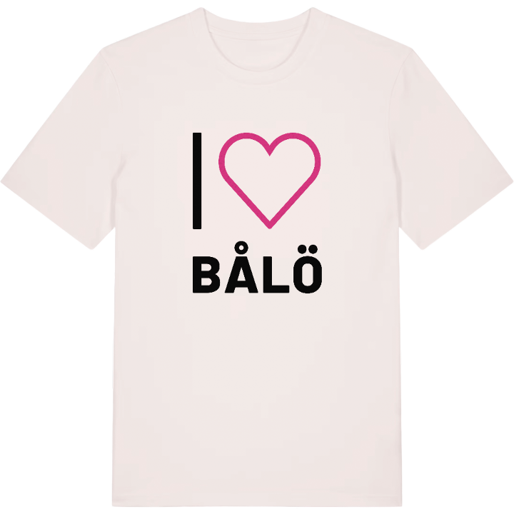 Jag älskar Bålö t-shirt stort tryck – t-shirt från PinShirt