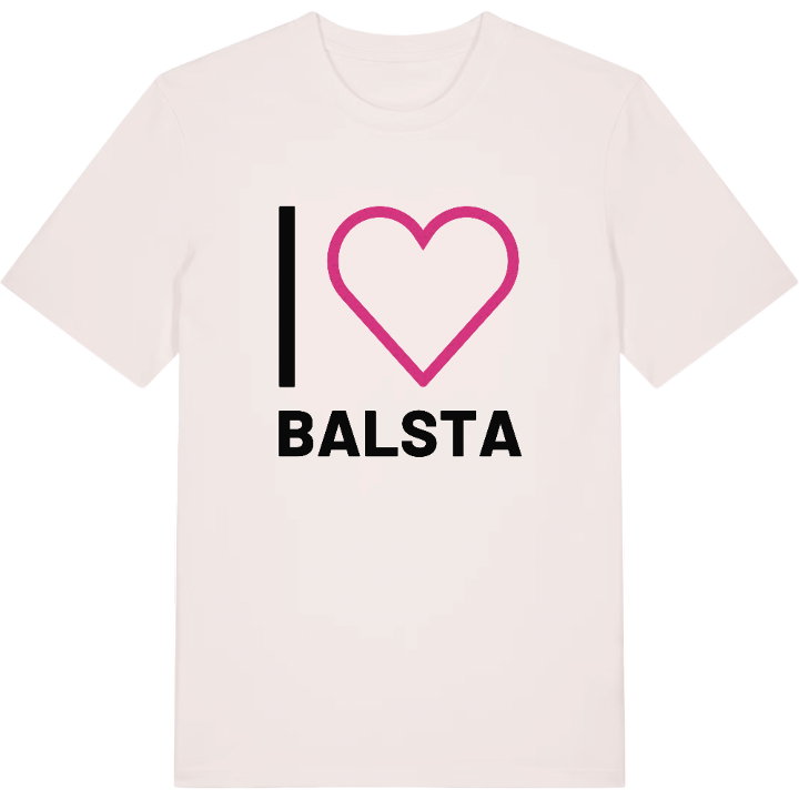 Jag älskar Balsta t-shirt stort tryck – t-shirt från PinShirt