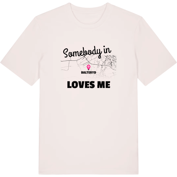 Någon i Balteryd älskar mig t-shirt – t-shirt från PinShirt