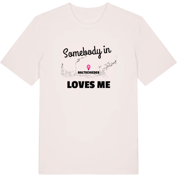 Någon i Baltschieder älskar mig t-shirt – t-shirt från PinShirt