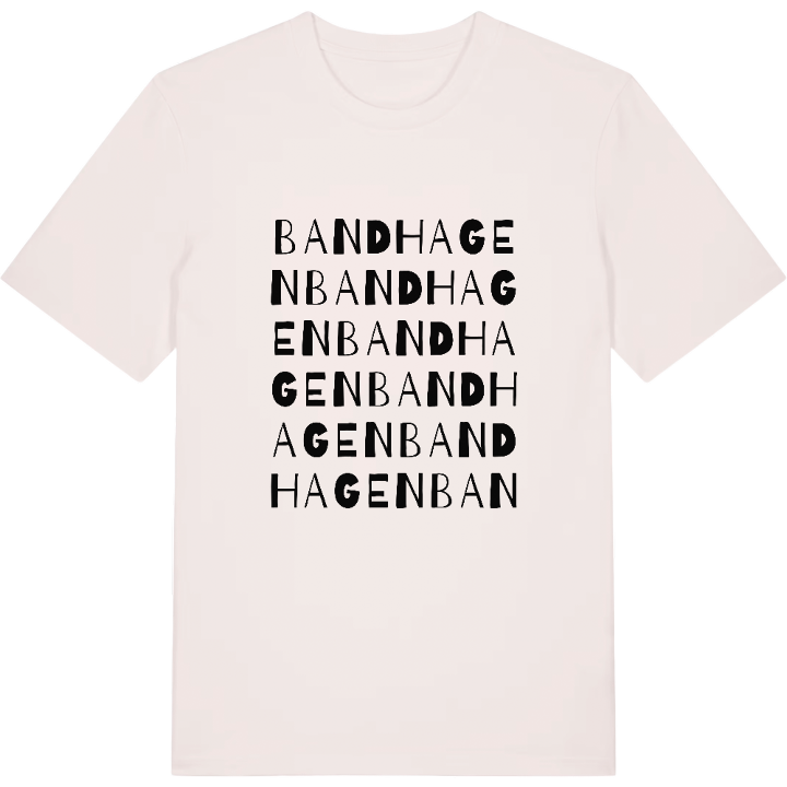 Bandhagen ordlek t-shirt – t-shirt från PinShirt