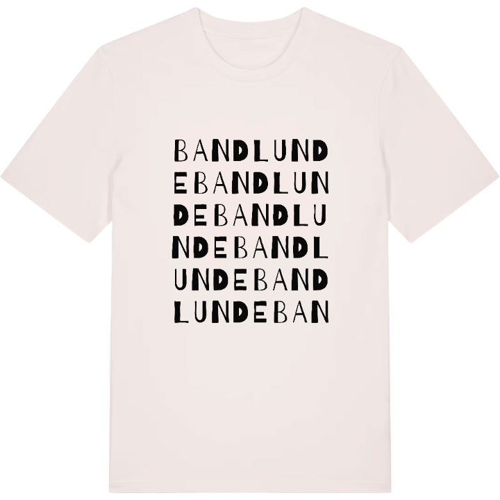Bandlunde ordlek t-shirt – t-shirt från PinShirt
