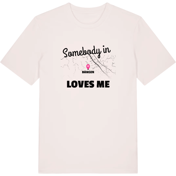 Någon i Bången älskar mig t-shirt – t-shirt från PinShirt