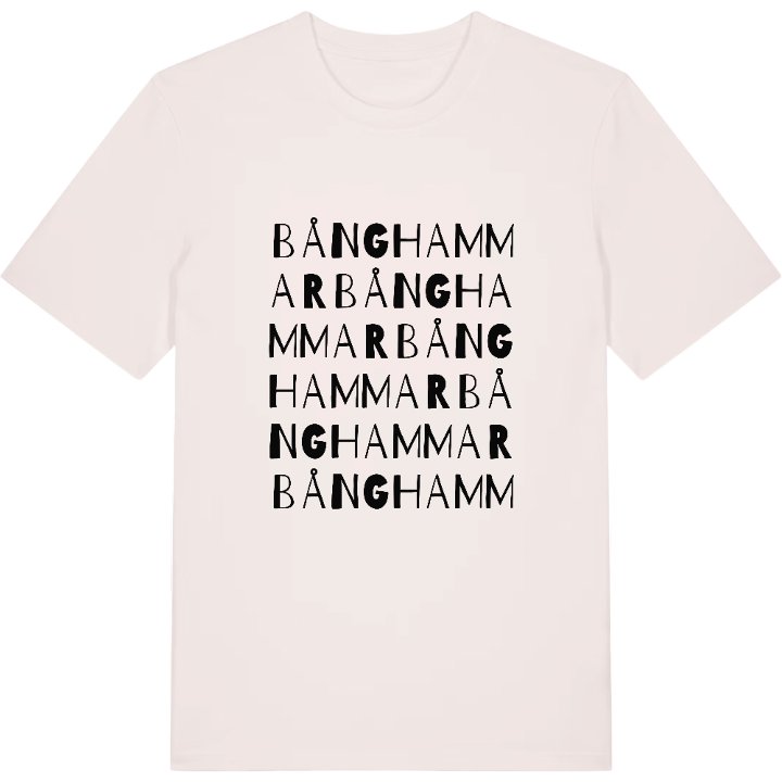 Bånghammar ordlek t-shirt – t-shirt från PinShirt
