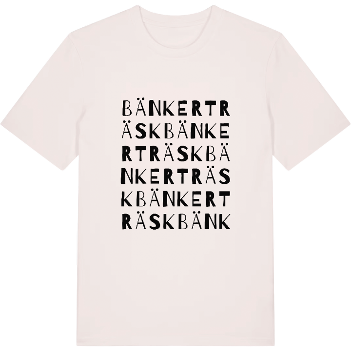 Bänkerträsk ordlek t-shirt – t-shirt från PinShirt