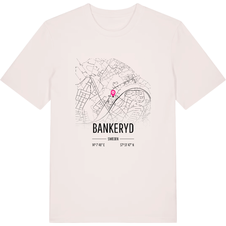 Bankeryd karta t-shirt – t-shirt från PinShirt