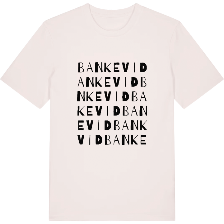 Bankevid ordlek t-shirt – t-shirt från PinShirt