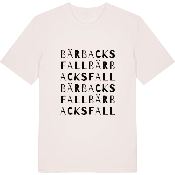 Bärbacksfall ordlek t-shirt – t-shirt från PinShirt