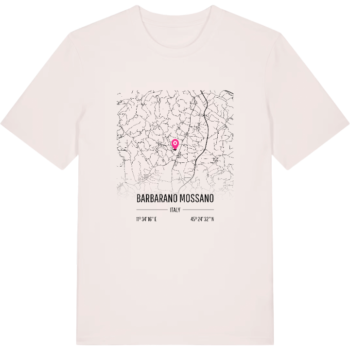 Barbarano Mossano karta t-shirt – t-shirt från PinShirt